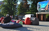 Letné kino Telka v meste 2015 